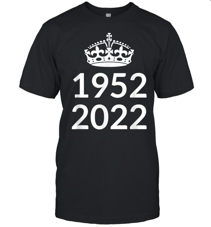 1952 2022 Platinum Jubilee British Queen For 70 Yearsshirt Shirt