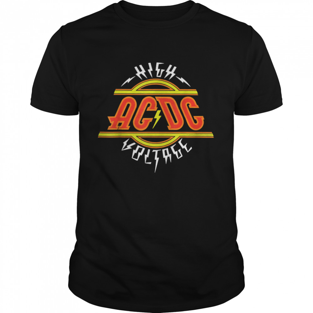Acdc High Voltage Red Logo T-Shirt