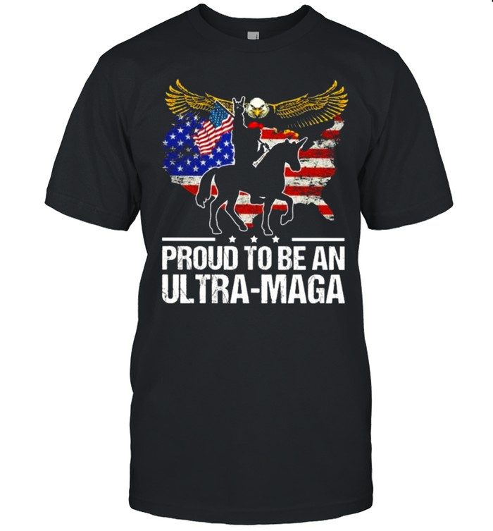 Bigfoot Proud To Be An Ultra-Maga 22 American Flag Shirt
