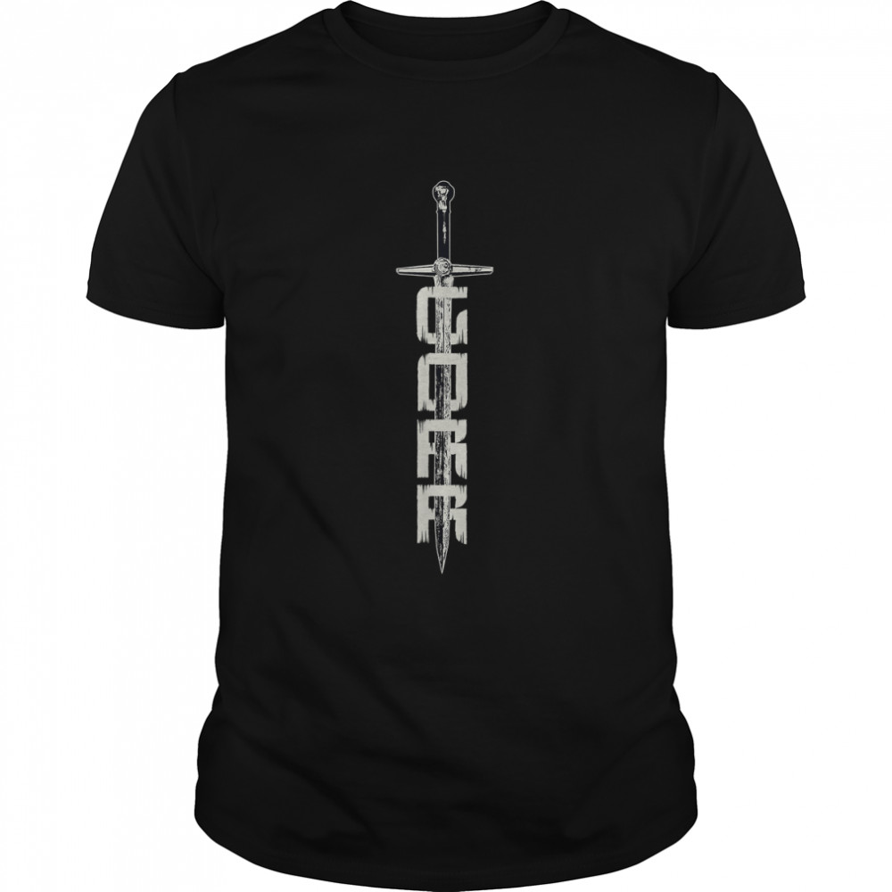Love And Thunder Gorr Vertical Sword Logo T-Shirt