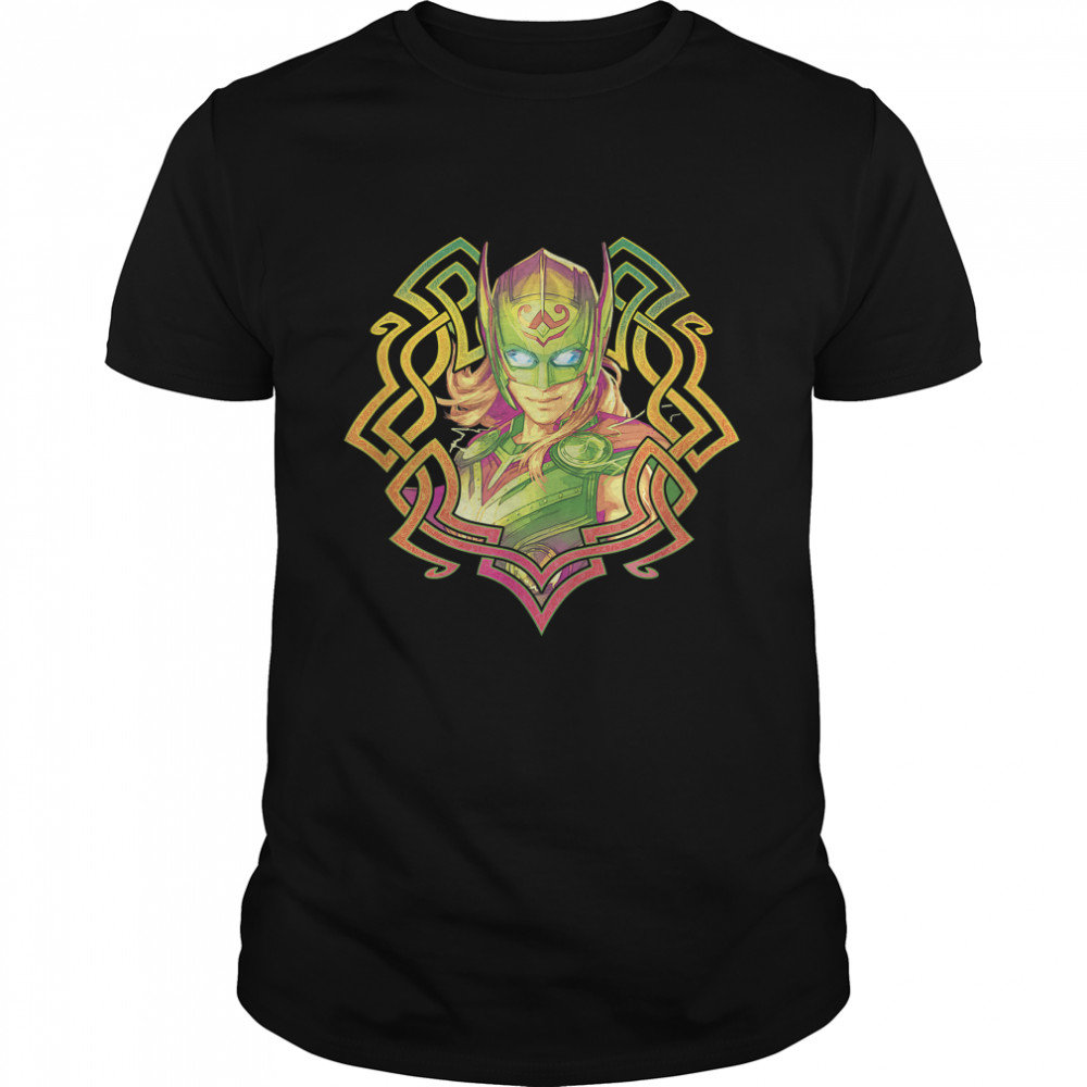 Love And Thunder Jane Foster Big Face Badge T-Shirt