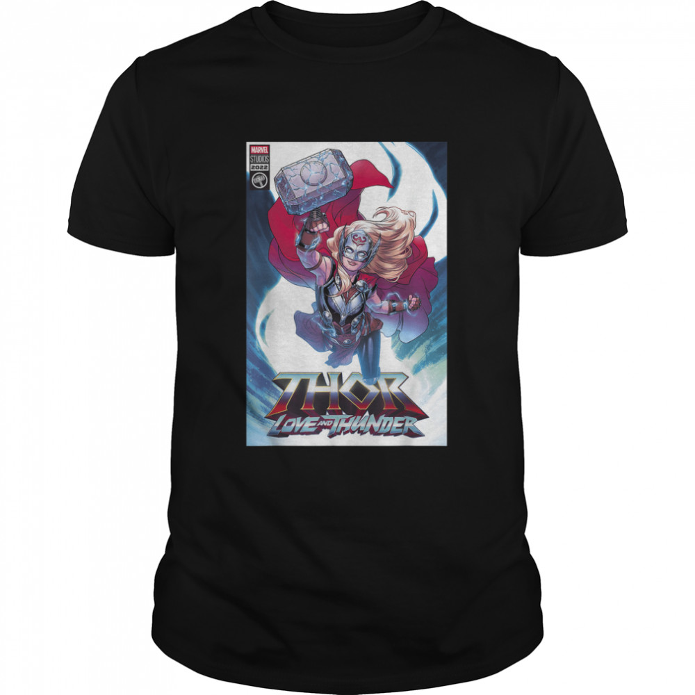 Love And Thunder Jane Foster Comic Cover T-Shirt