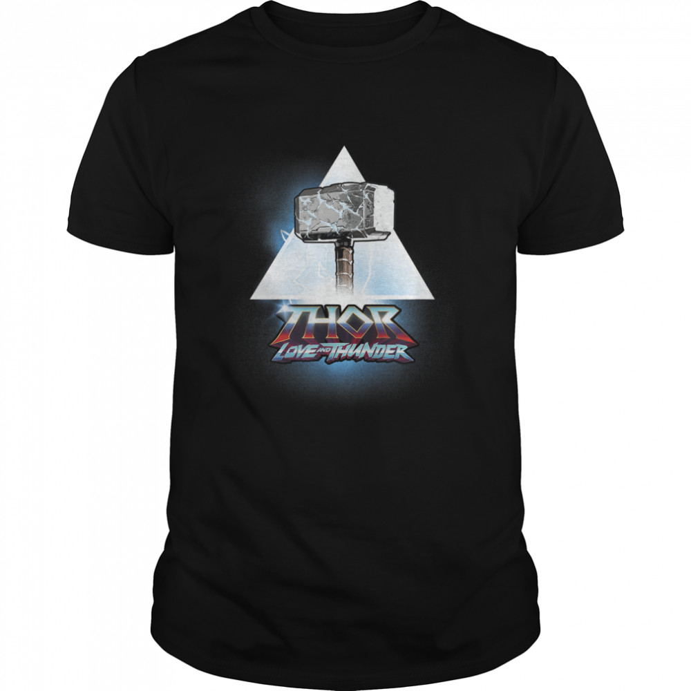 Love And Thunder Mjölnir Triangle Badge T-Shirt