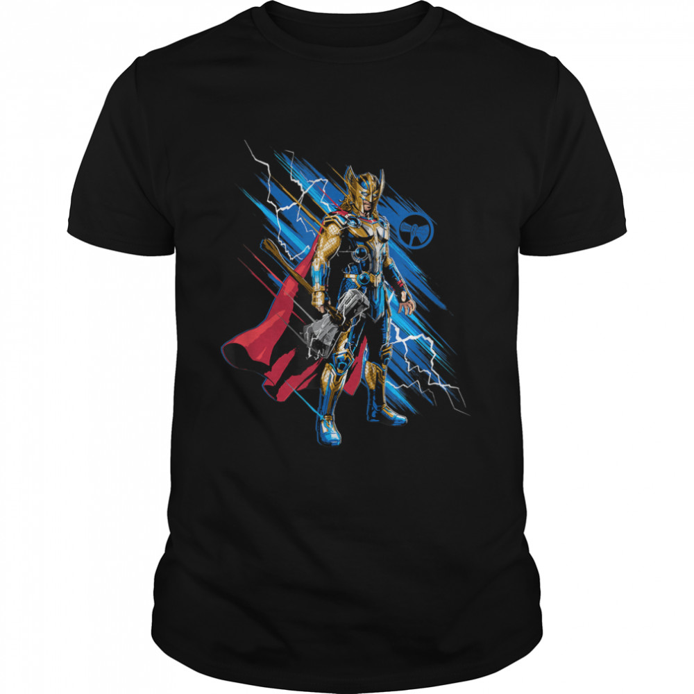 Love And Thunder Thor Hero Poster T-Shirt