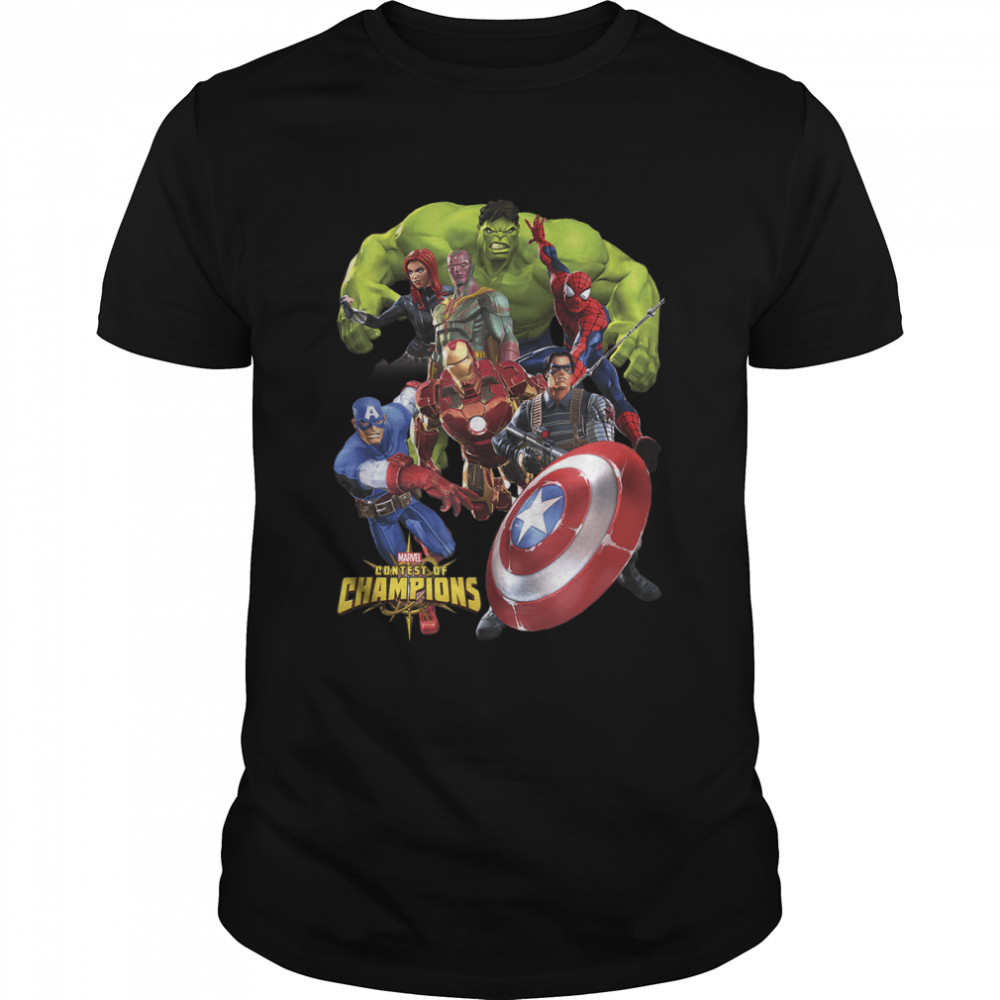 Marvel Contest Of Champions Team Avengers T-Shirt