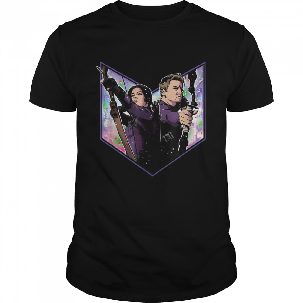 Marvel Hawkeye Kate Clint Lucky The Pizza Dog Holiday T-Shirt