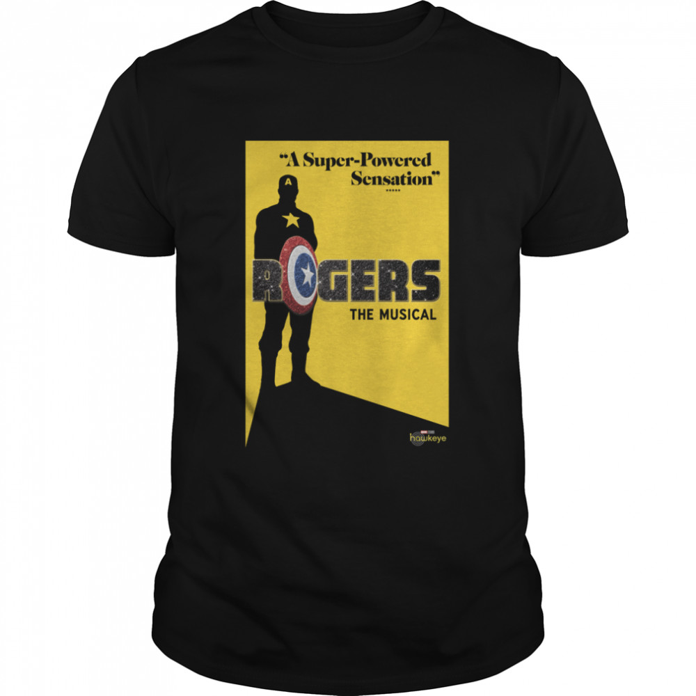 Marvel Hawkeye Rogers The Musical Poster Pullover Shirt