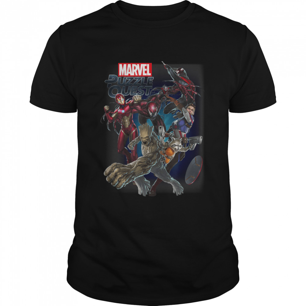 Marvel Puzzle Quest Ready For Action Graphic T-Shirt