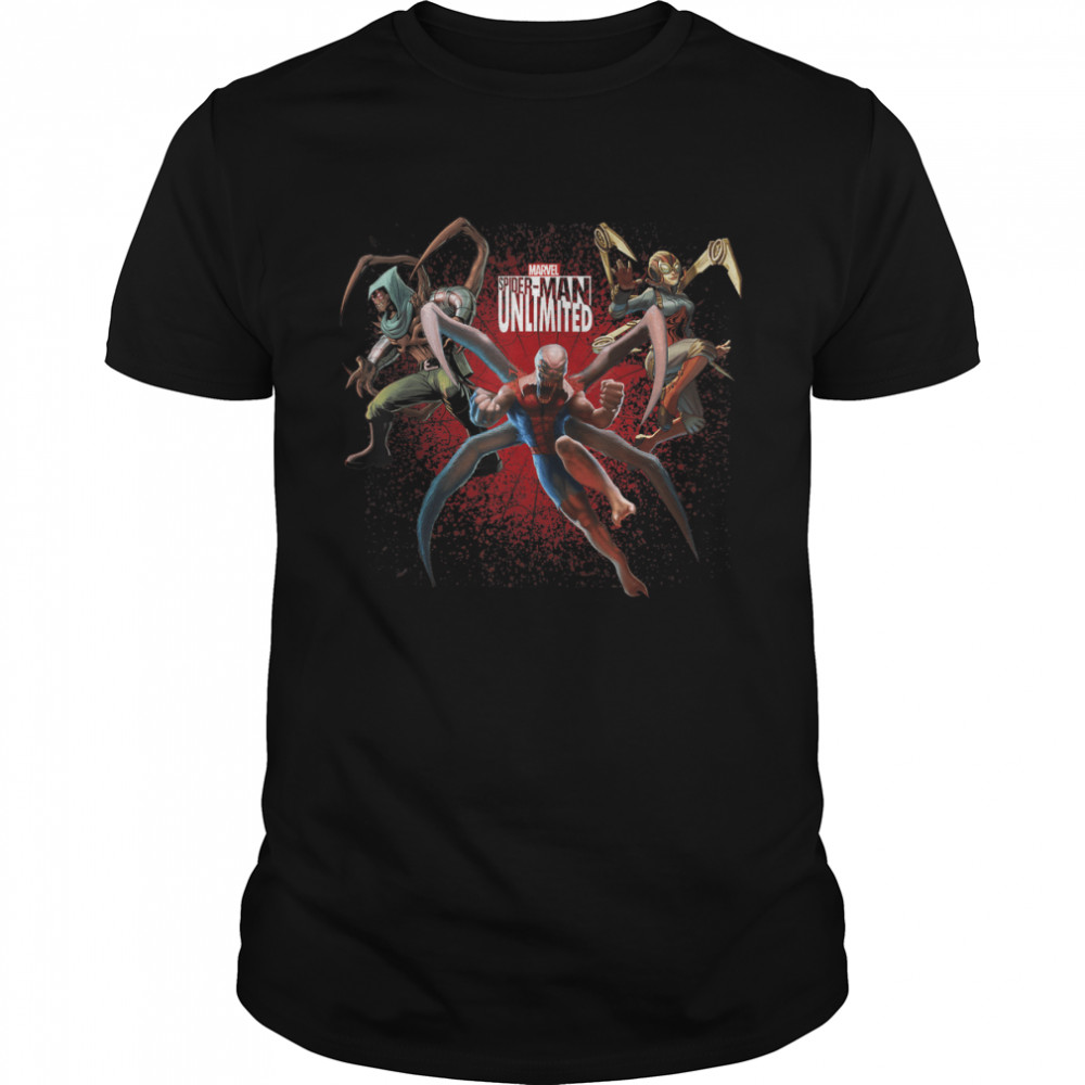 Marvel Spider-Man Unlimited Showdown Splat Graphic T-Shirt