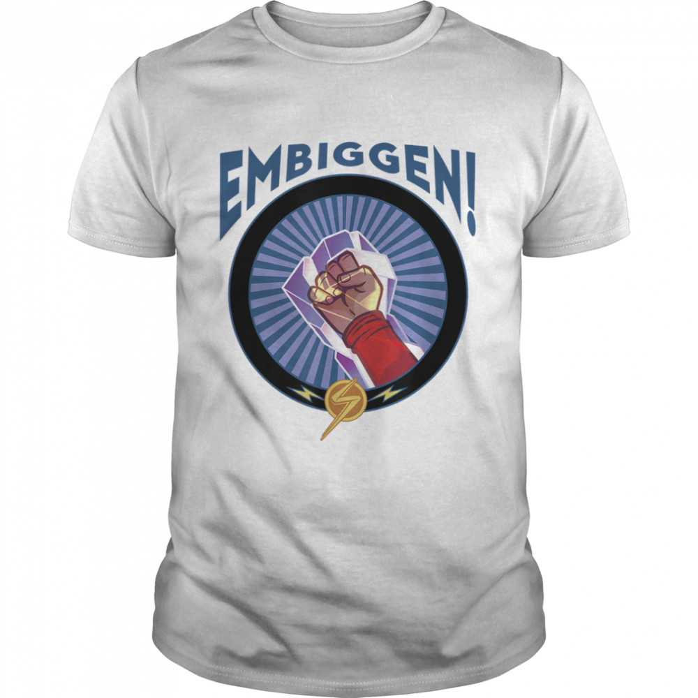 Ms. Marvel Embiggen Fist Poster T-Shirt
