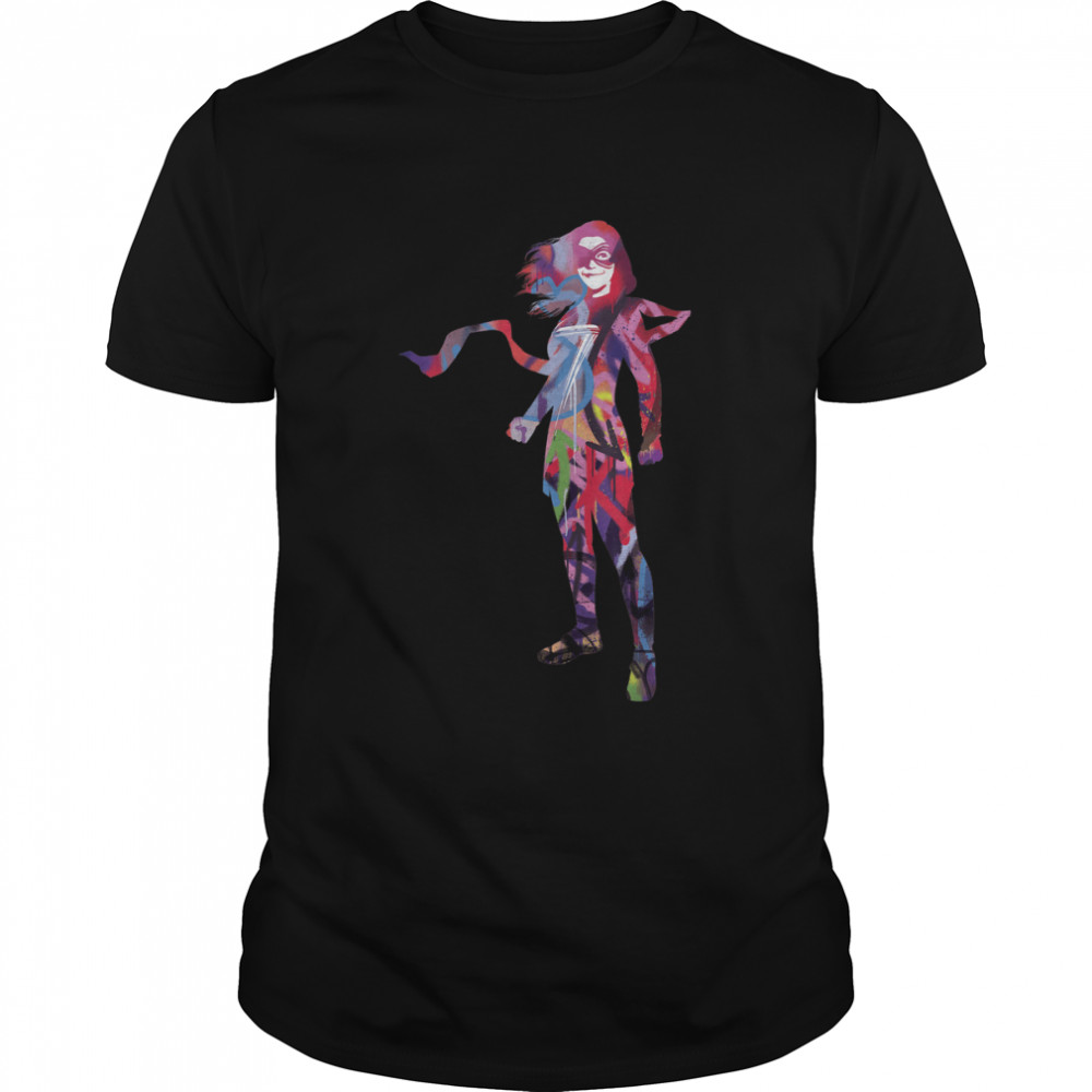 Ms. Marvel Kamala Graffiti Silhouette T-Shirt