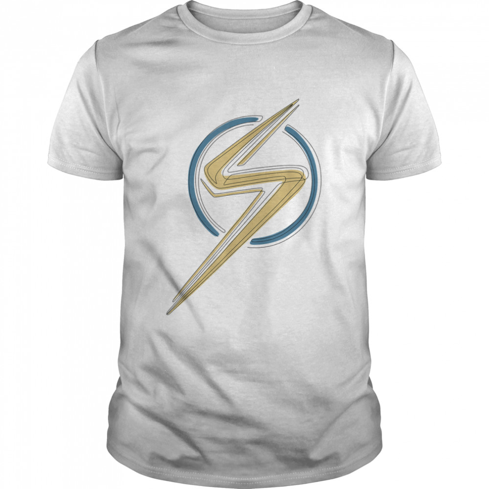 Ms. Marvel Lightning Bolt Big Logo T-Shirt