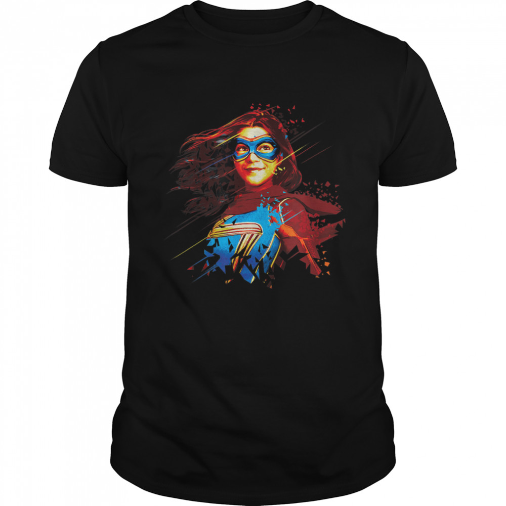 Ms. Marvel The Blip Portrait T-Shirt