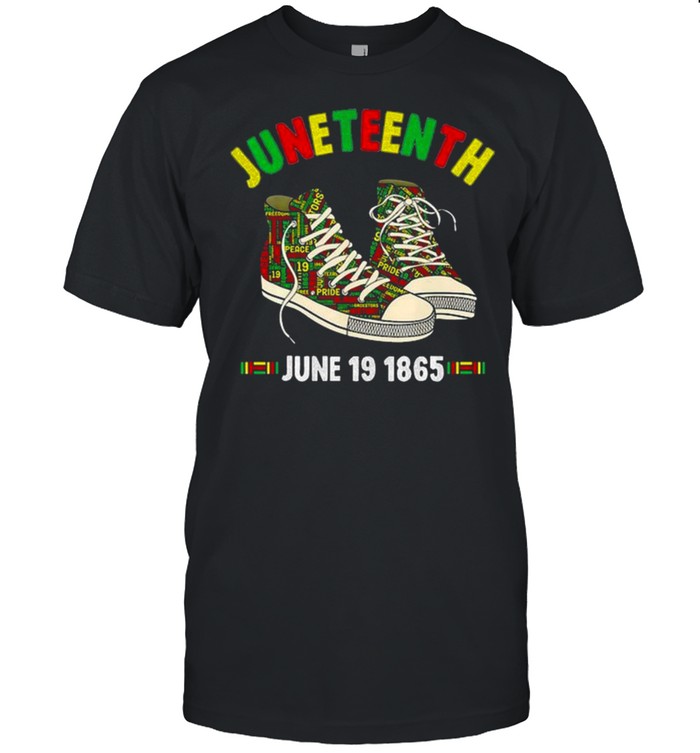 Non-Official Juneteenth June 19 1865 Black African American Independence Shirt