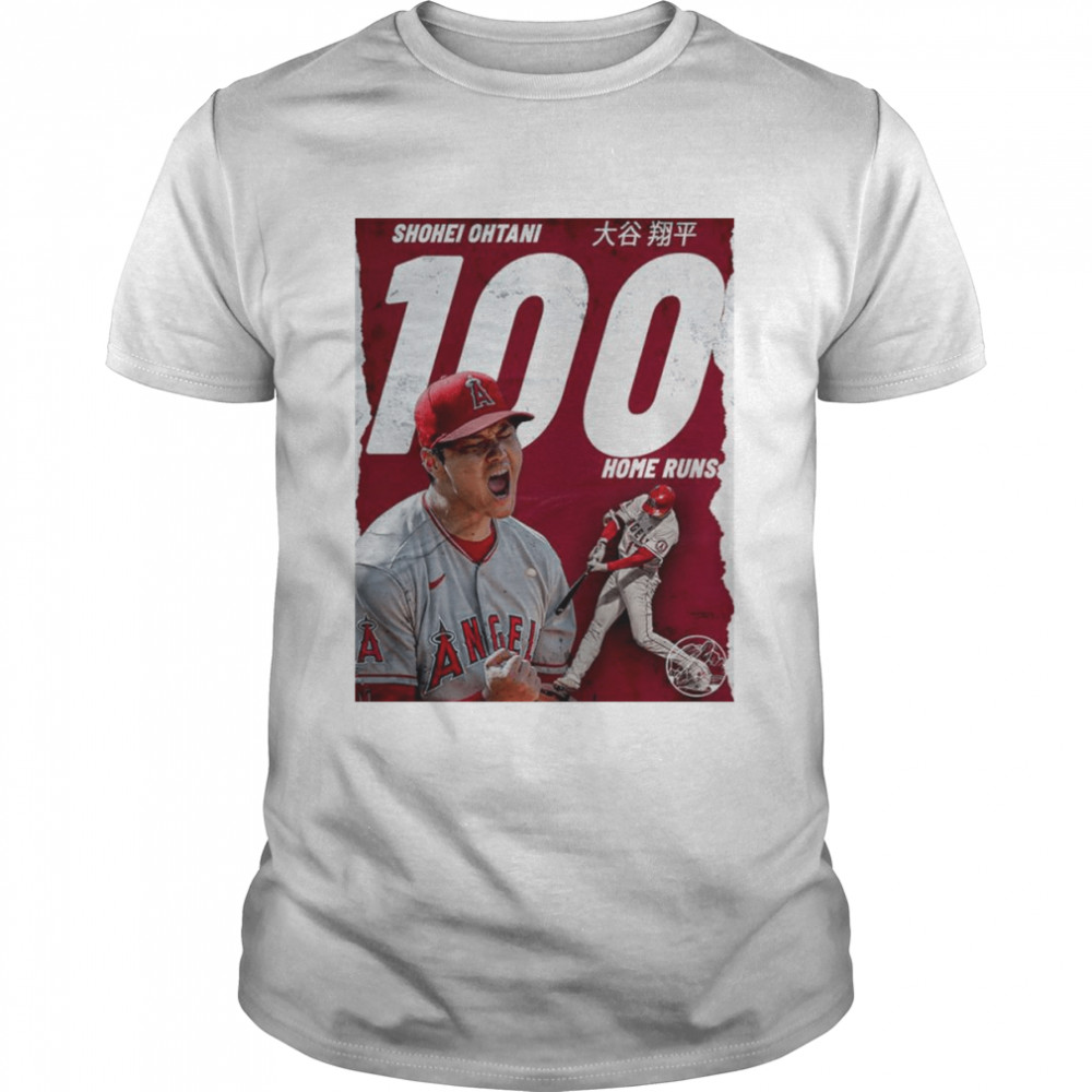 Shohei Ohtani 100 Home Runs Shirt
