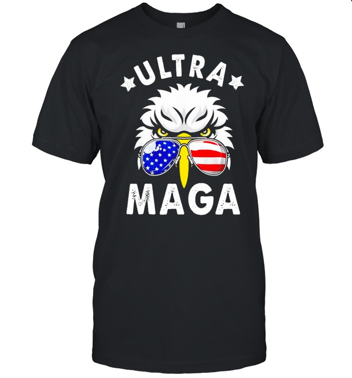 Bald Eagle American Flag We The People Ultra Maga Patriotic Shirt