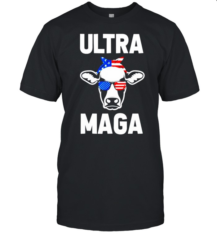 Cow 4Th Of July Ultra Maga Shirt