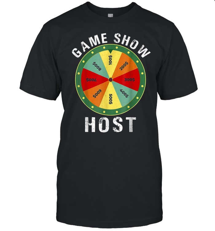 Game Show Host Trivia Board Game Night Questions VintageShirt Shirt