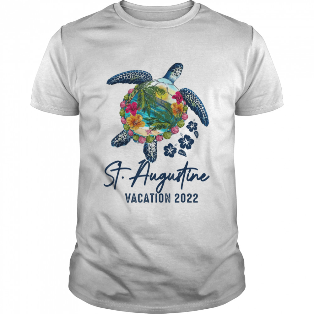 St. Augustine Sea Turtle Florida Family Vacation 2022 Shirt