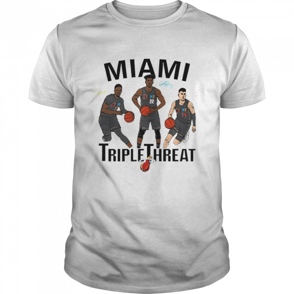 Nba Miami Heat Triple Threat Shirt