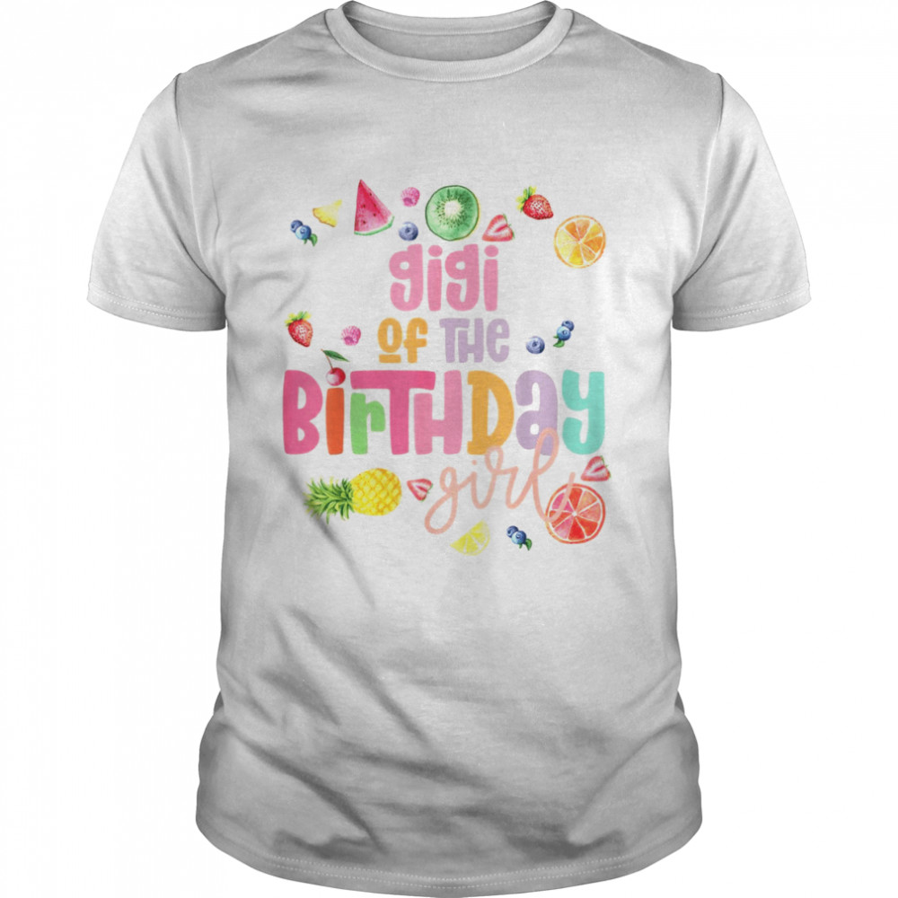 Gigi Twotii Frutti 2YearOld Fruit Tropical BirthdayShirt