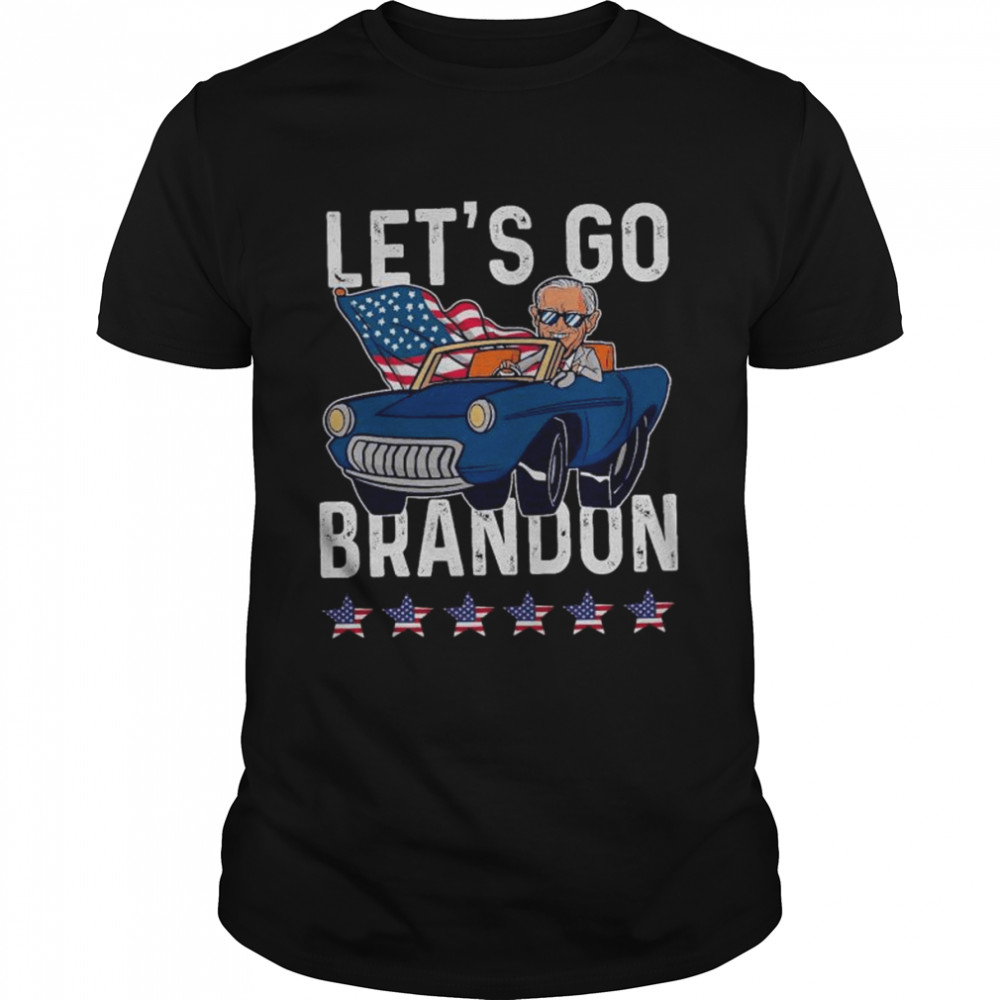 Let’s go brandon Joe Biden American flag shirt