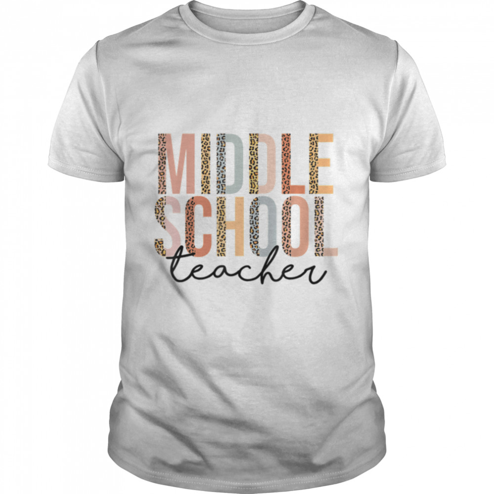 Middle School Teacher 100 Days of School - Back To School T-Shirt B0B1CZHX6Y