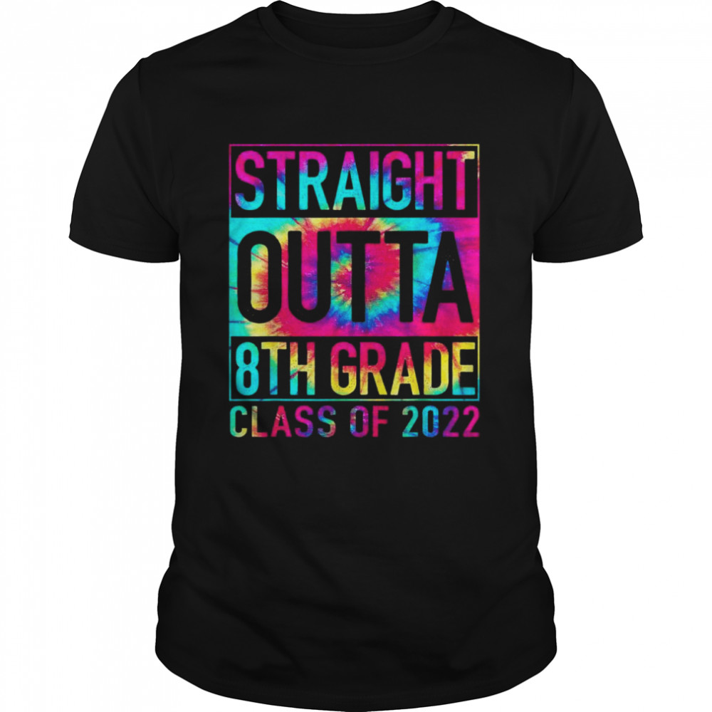 Straight Outta Eighth Grade Graduation Class Of 2022 Premium T-Shirt