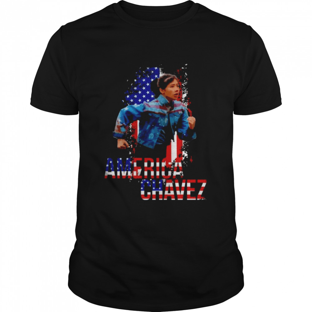 USA Flag Xochitl Gomez  Classic Men's T-shirt
