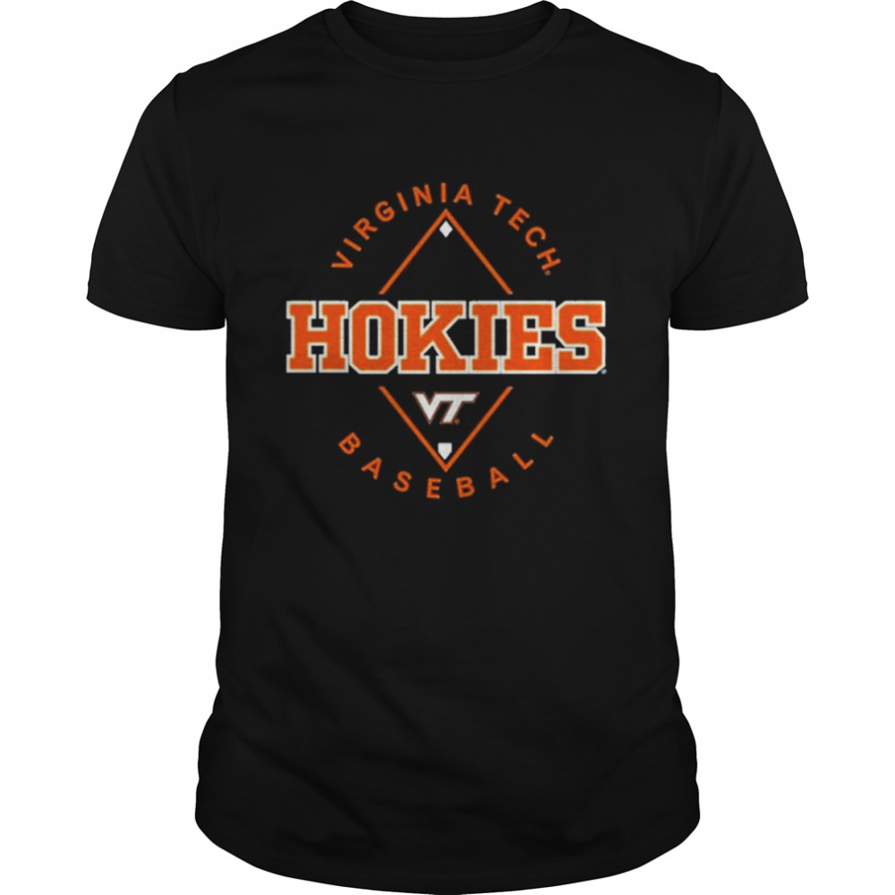 Virginia Tech Hokies Colosseum Baseball On-Deck 2-Hit T- Classic Men's T-shirt
