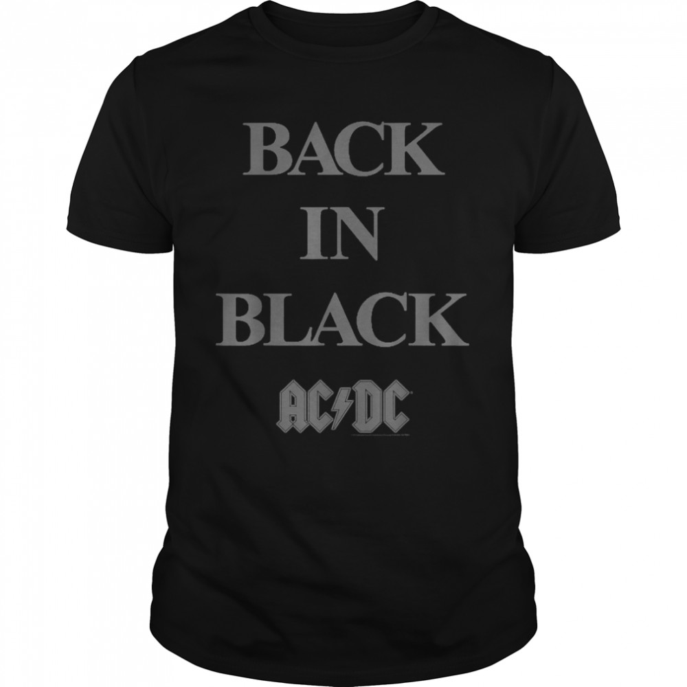 ACDC - Back in Black T- Classic Men's T-shirt