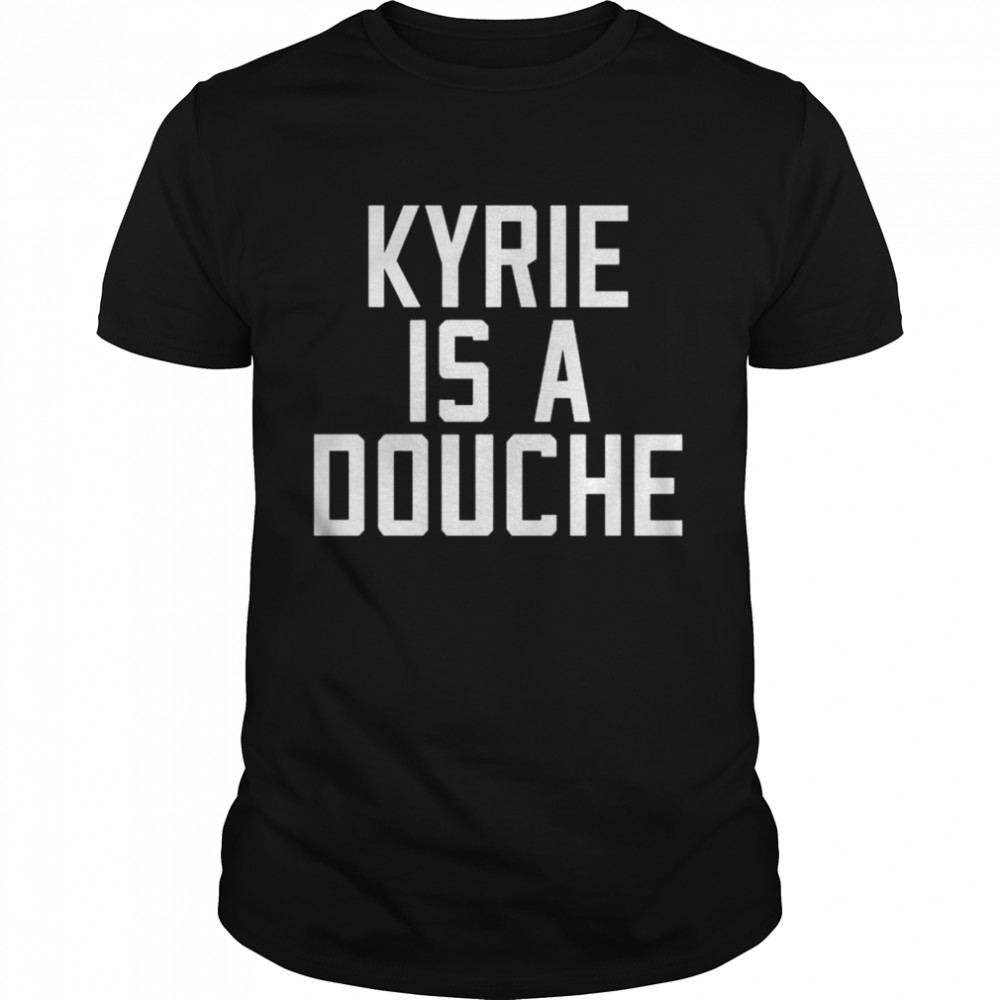 Clutchpoints celtics fan randomly wearing kyrie is a douche shirt