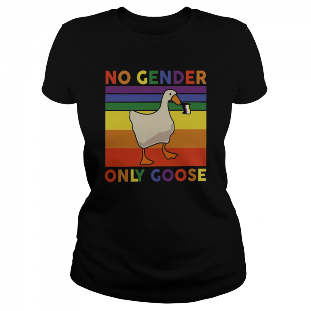 Duck no gender only goose vintage shirt Classic Women's T-shirt