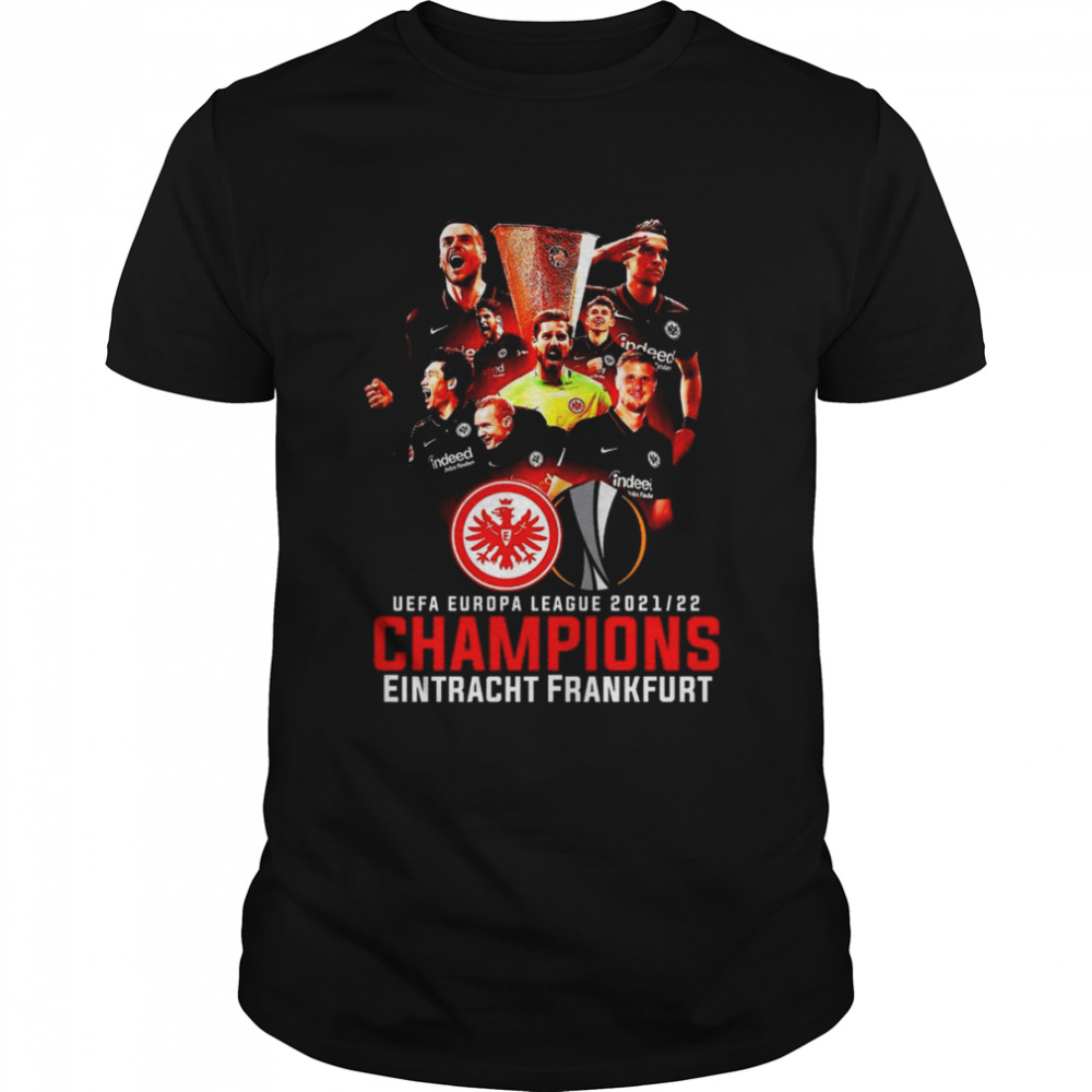 Eintracht Frankfurt Uefa Europa League 2021-2022 Champions Shirt