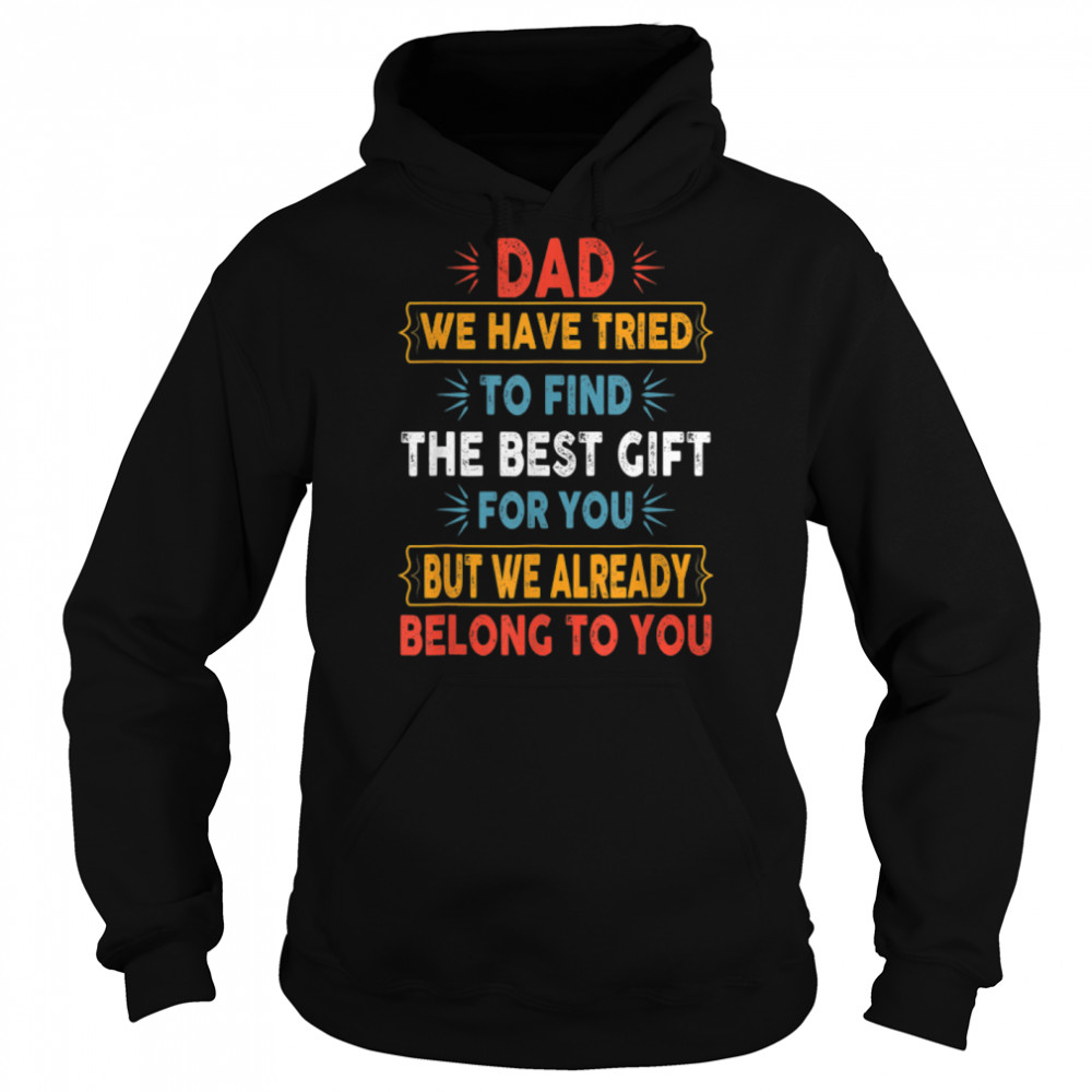 Funny Fathers Day  Dad From Daughter Son Wife For Daddy T- B0B1ZVYKD4 Unisex Hoodie
