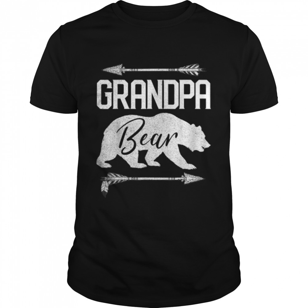 Grandpa Bear Funny Father'S Day Papa Best Men Dad Joke T-Shirt B0B1Zwhr9J