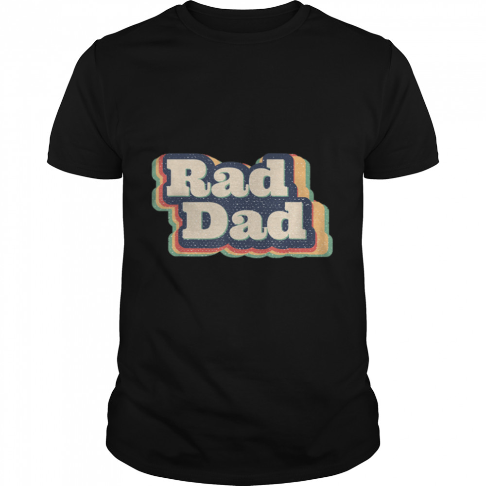 Mens Mens Retro Rad-Dad Gifts Men Father'S Day Vintage Design T-Shirt B0B212Vvll