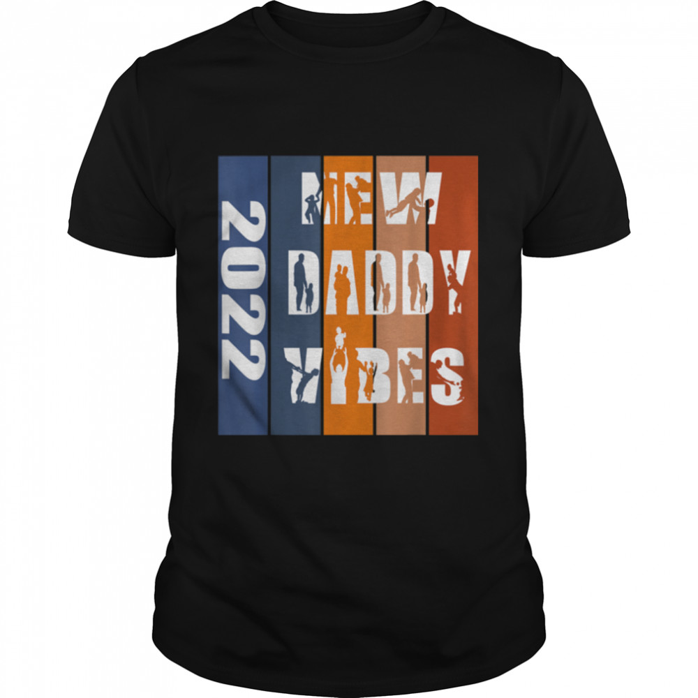 Promoted To Daddy For New Daddy First Time Dad Stepdad T-Shirt B0B212Jt4L