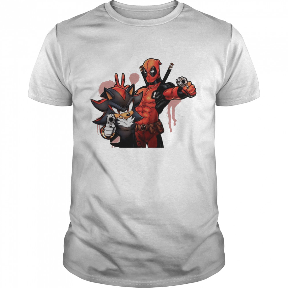 Sonic X Deadpool shirt