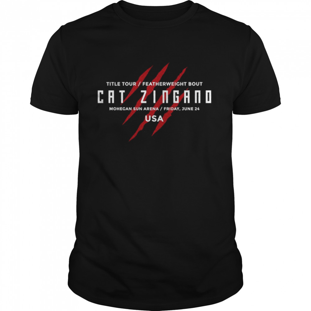 Title Tour Featherweight Bout Cat Zingano Shirt