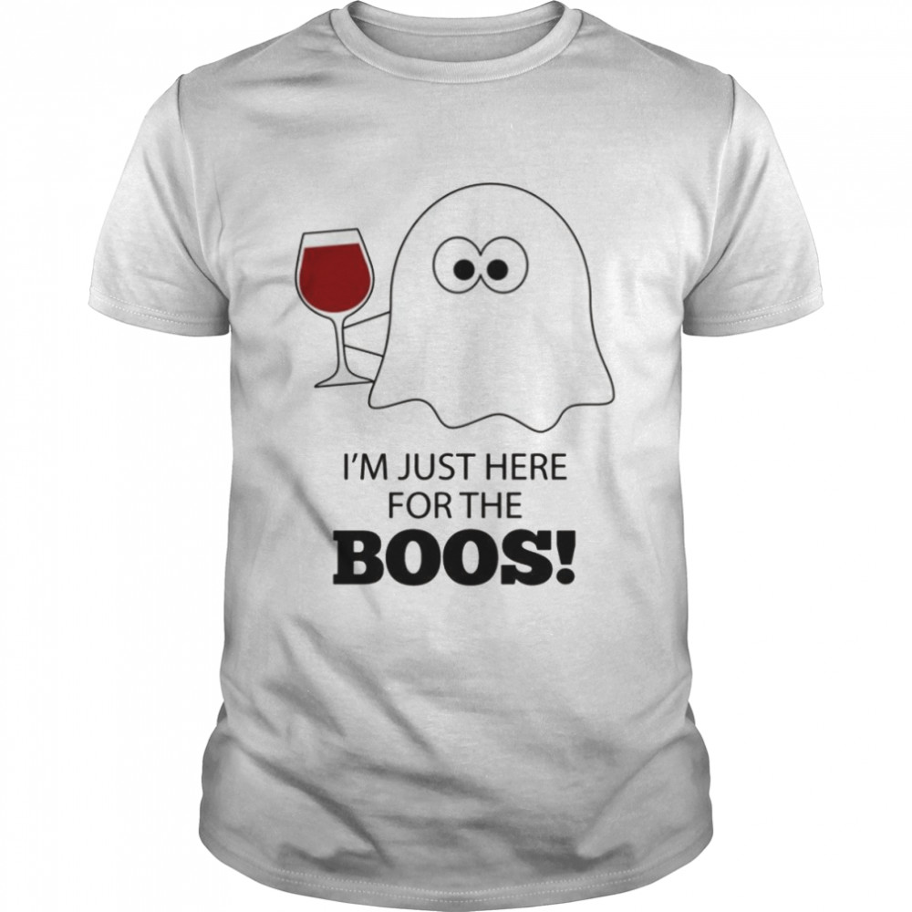 I’m Just Here For The Boos Lustiger Halloweenwein Langarm Shirt
