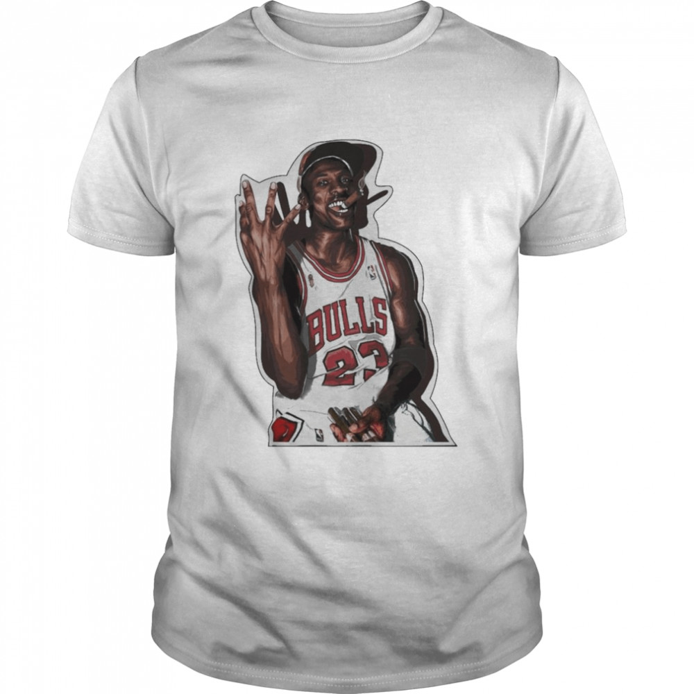 Jayson Tatum Pulled Up In Michael Jordan Bulls 3-Peat T-Shirt