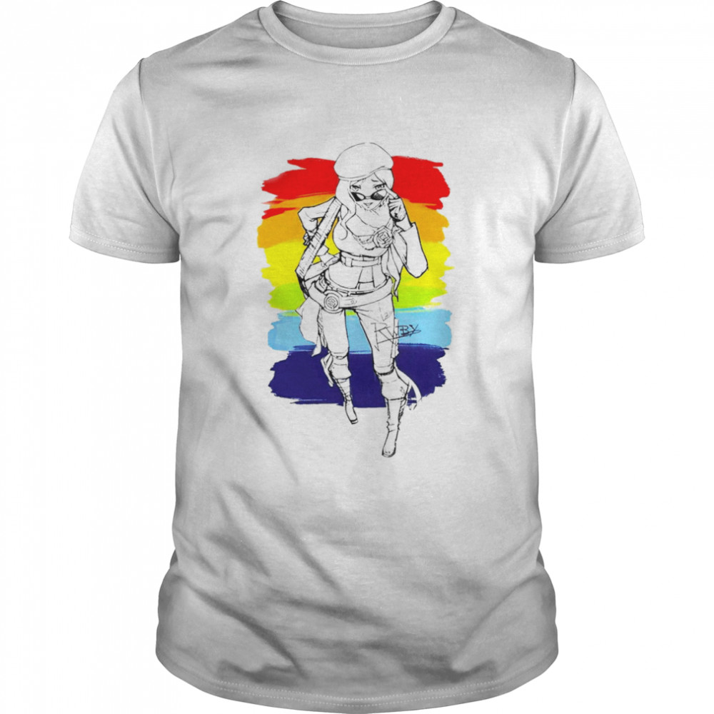 Rwby Pride Coco character T-shirt Classic Men's T-shirt