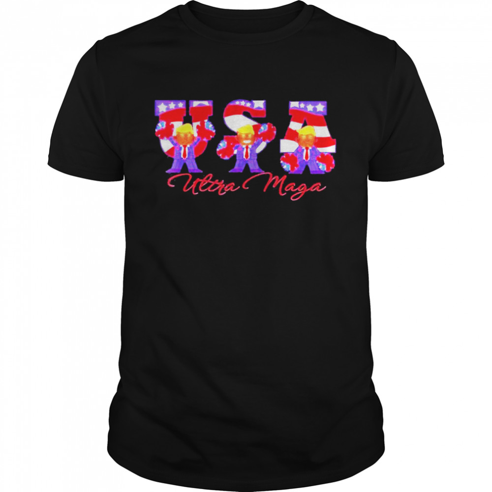 Usa Trump Cheerleader Ultra Maga Shirt