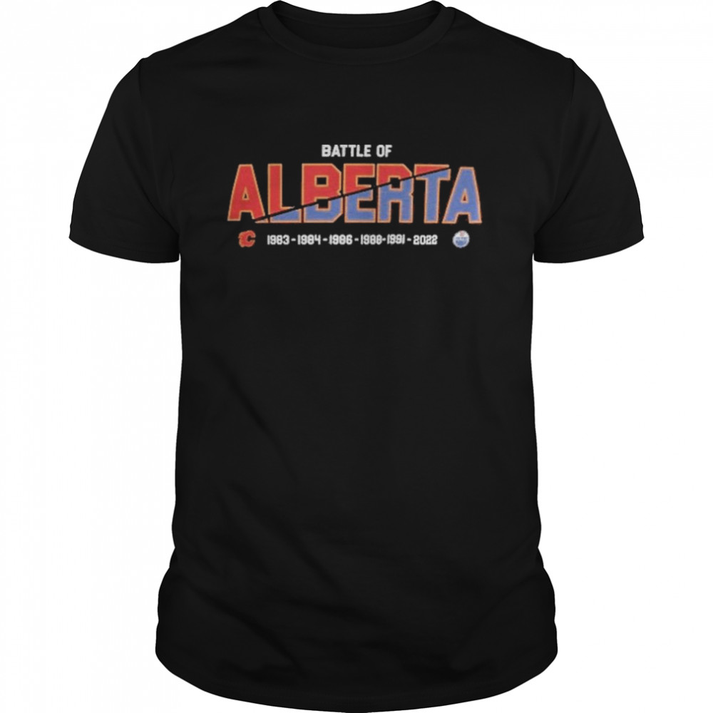 Battle Of Alberta NHL Stanley Cup Playoffs 2022  Classic Men's T-shirt