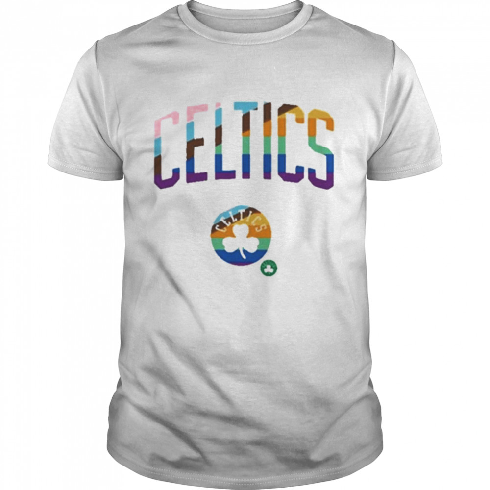 Boston Celtics Logo Pride 2022 T-Shirt