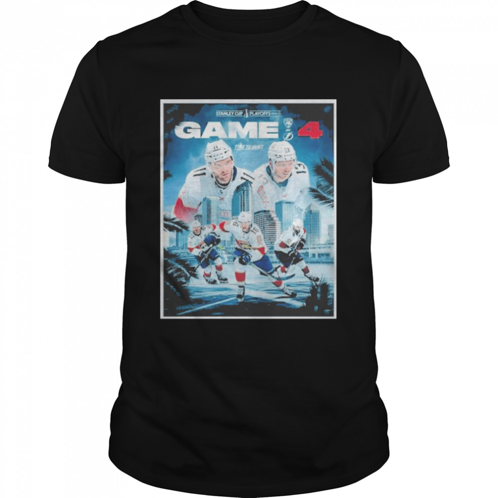 Florida Panthers 2022 Stanley Cup Playoff Game Time To Hunt Shirt