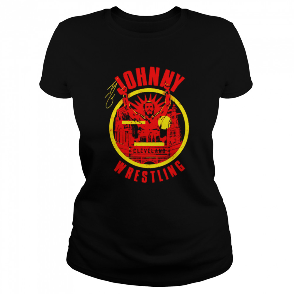 Johnny Wrestling T-shirt Classic Women's T-shirt