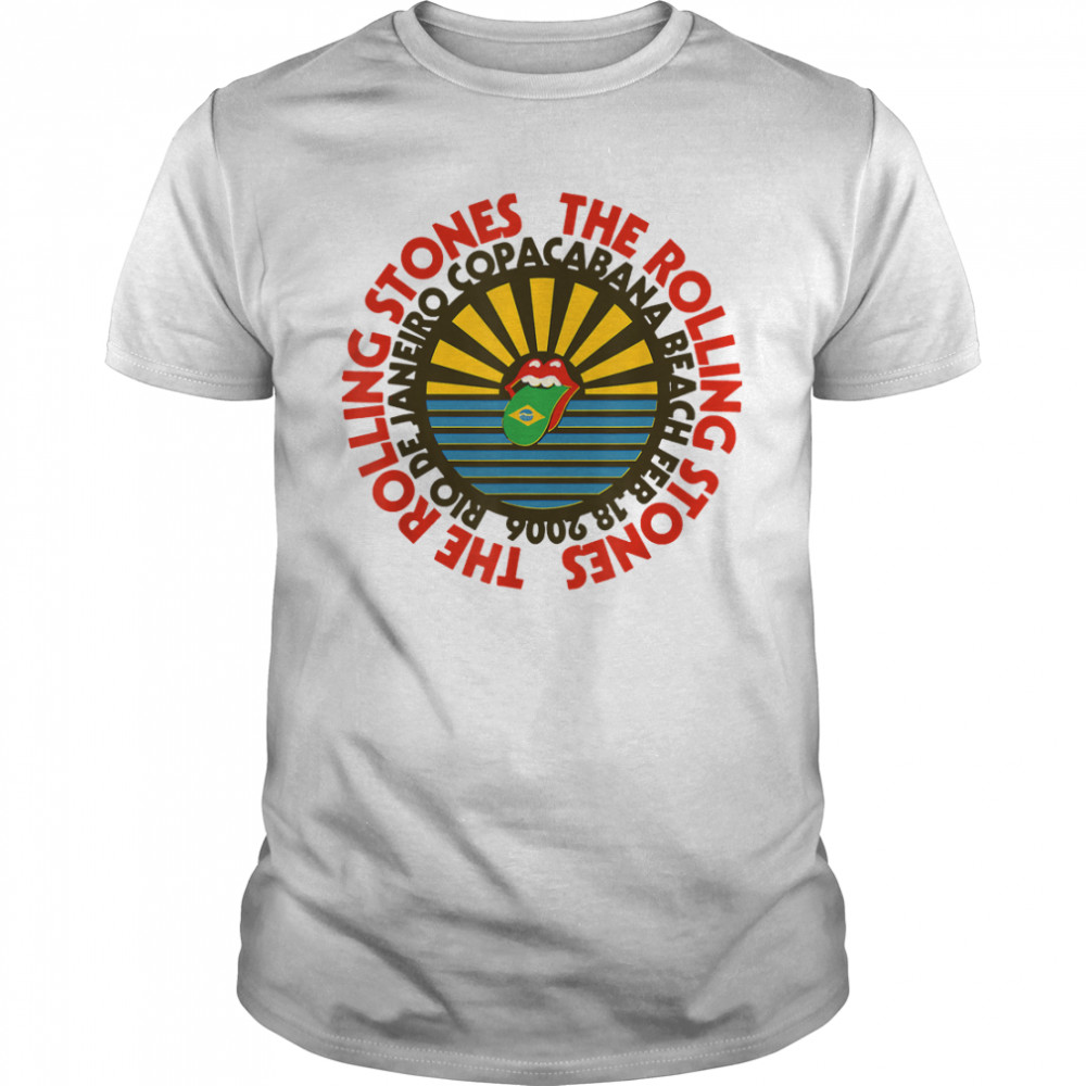 Official Rolling Stones Copacabana Beach T-Shirt