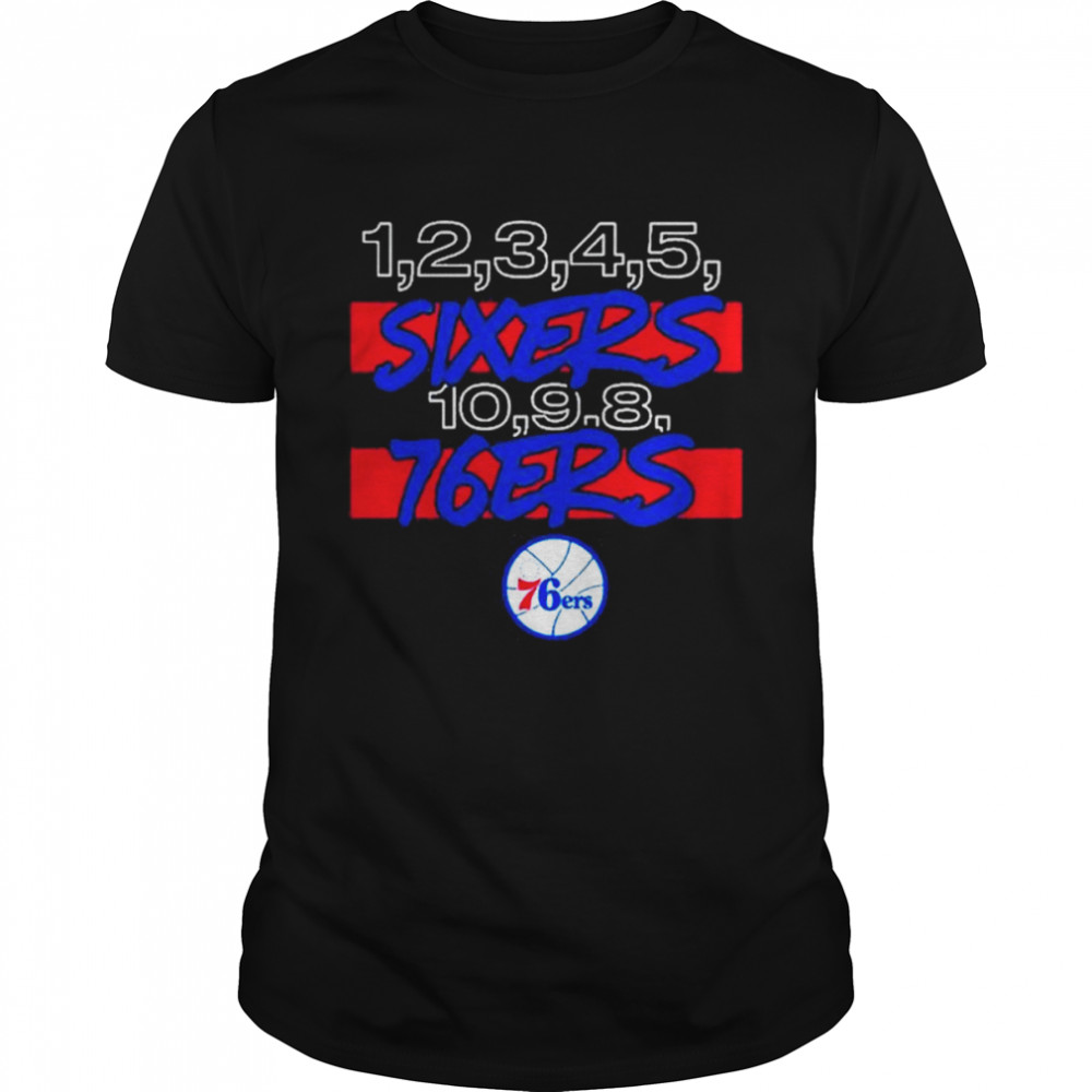 Philadelphia 76Ers Sixers 76Ers 1 2 3 4 5 8 9 10 T-Shirt